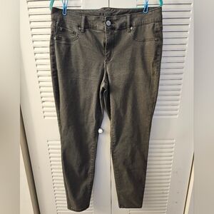 Maurices Dark Gray Skinny Jeans - Size 16W